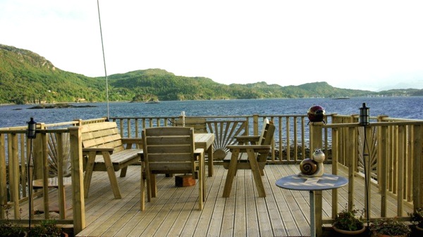 Decking and view